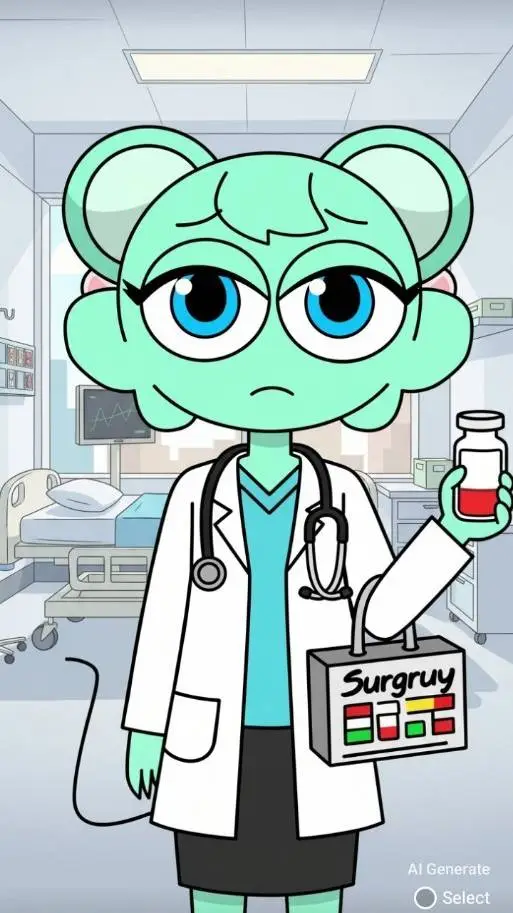 ai character: Dr. mochimochz background