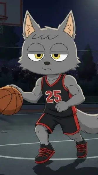 ai character: Thomas the wolf background