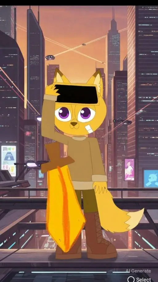 ai character: Garnold the fox background