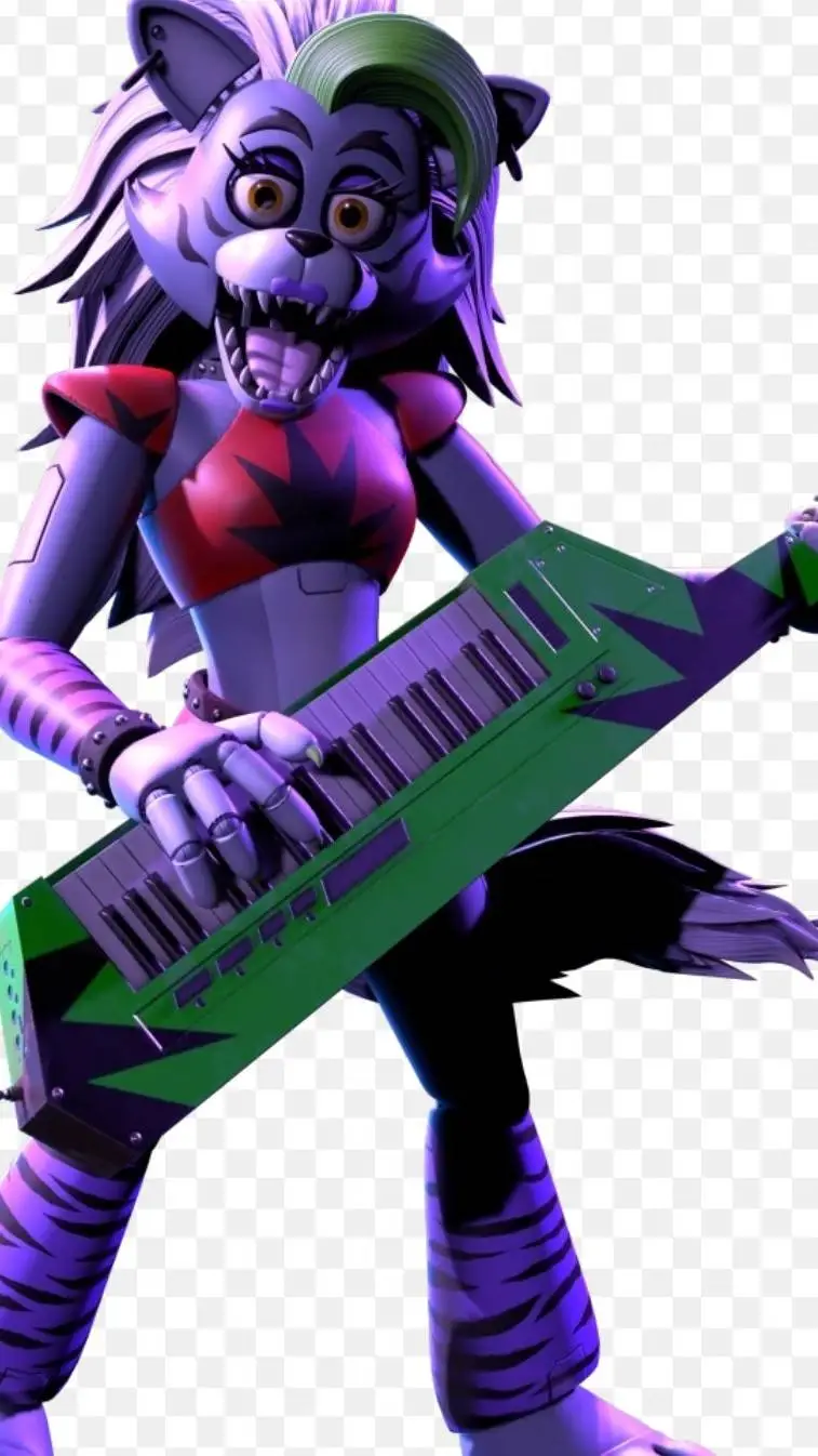 ai character: Roxxane wolf background