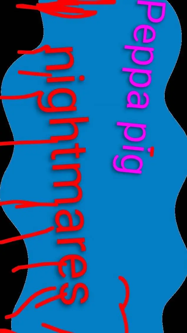 ai character: Peppa pig terror  background