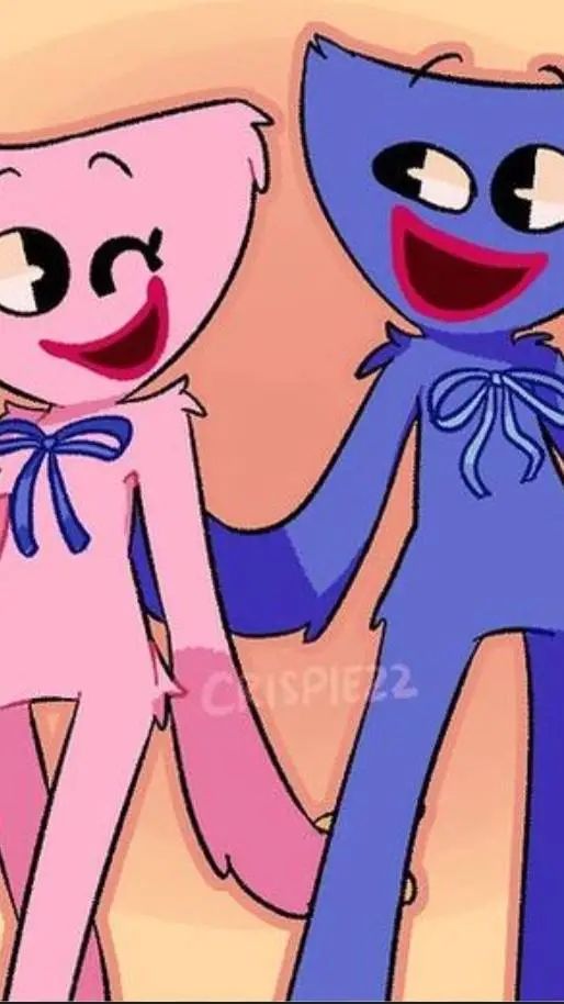 ai character: huggy and kissy background