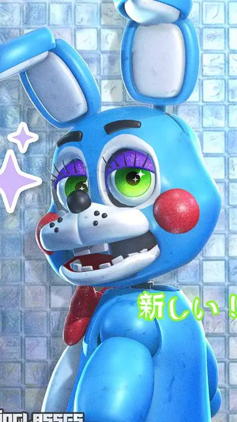 ai character: toy Bonnie  background