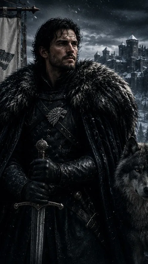 ai character: Brandon stark  background