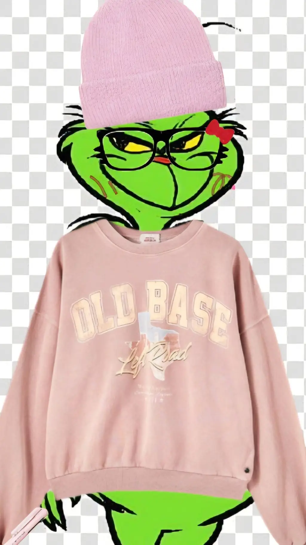 ai character: grinch🩷 better background