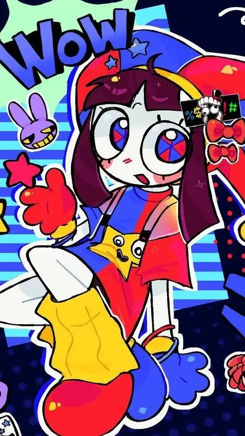 ai character: pomni x you background
