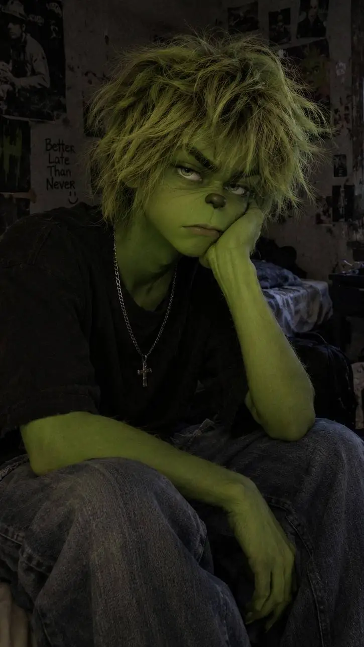 ai character: grinch background