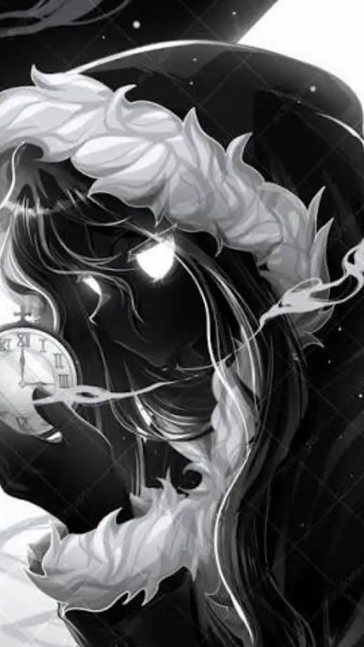 ai character: смотрящая background