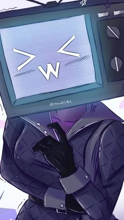 ai character: tv woman background