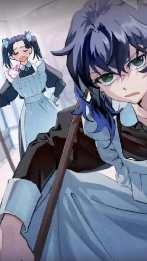 ai character: Aoi🦋x Inosuke🐗 background