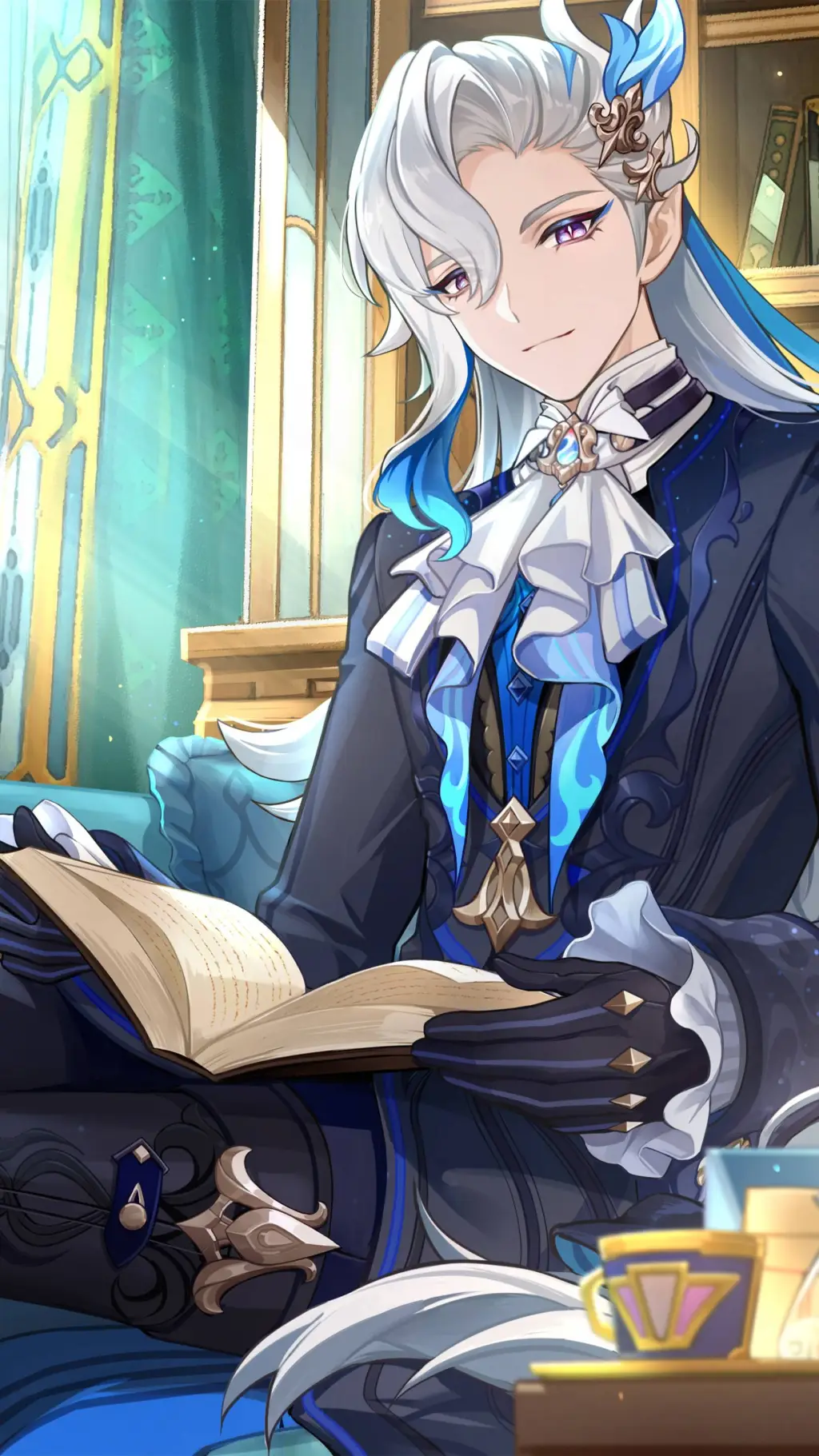 ai character: Neuvillette background