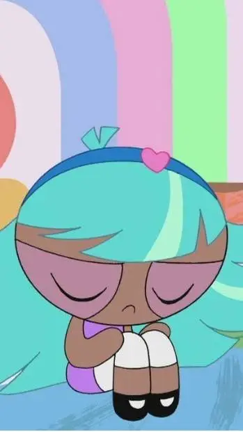 ai character: Sad Bliss  background