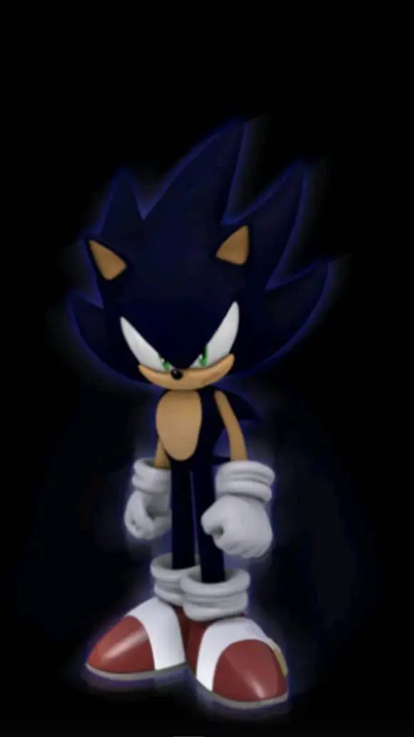 ai character: dark sonic  background