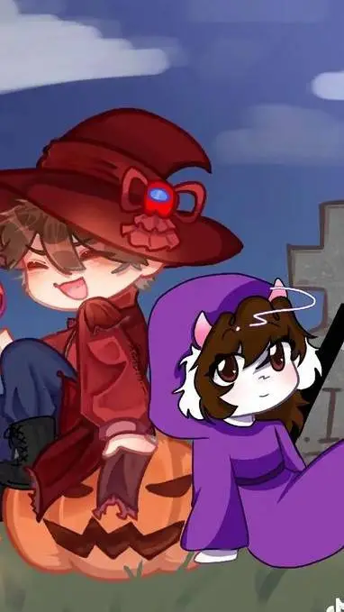 ai character: 💜andry x santi❤◡̈ background