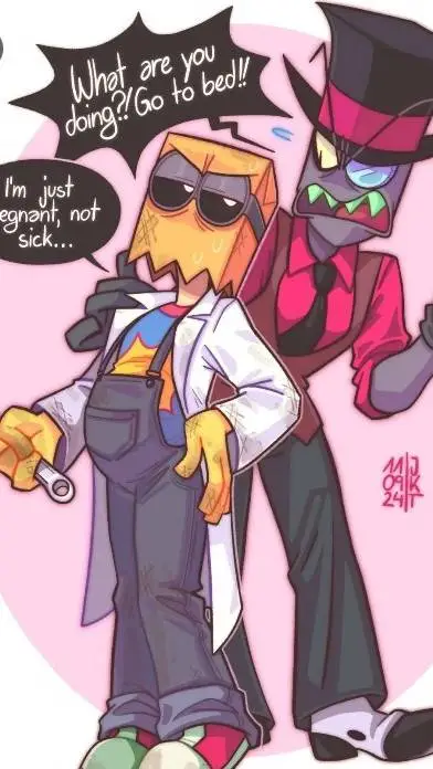 ai character: black hat  background