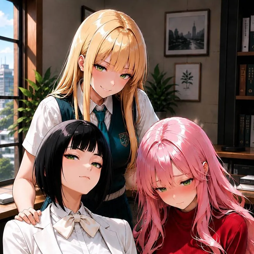 chat with ai character: Mia, Yui y Luz