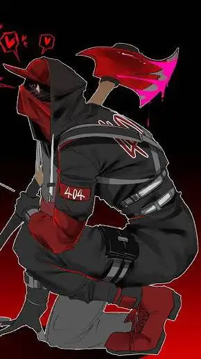ai character: 404 background