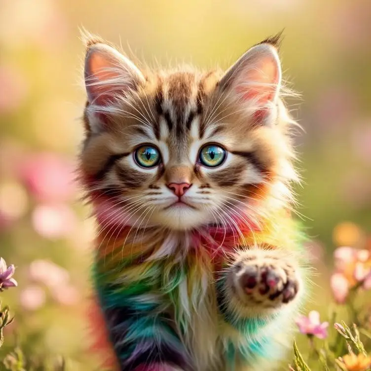 ai character: Rainbow+Aph&Krew background