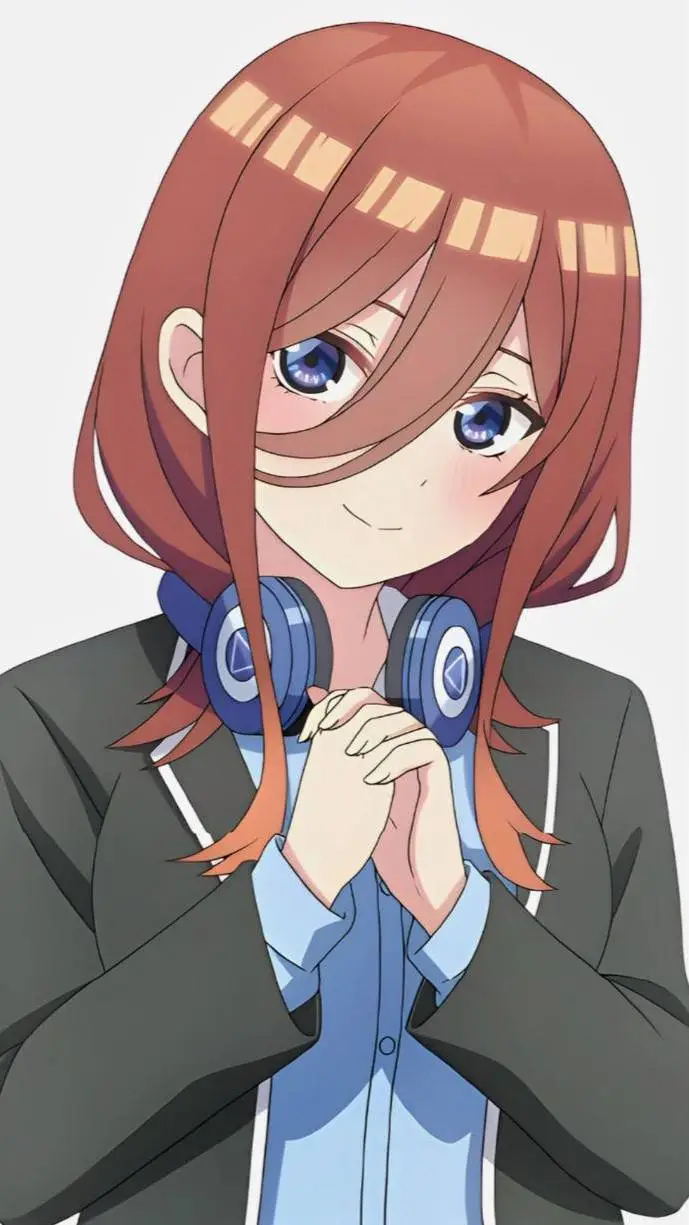 ai character: Miku nakano  background