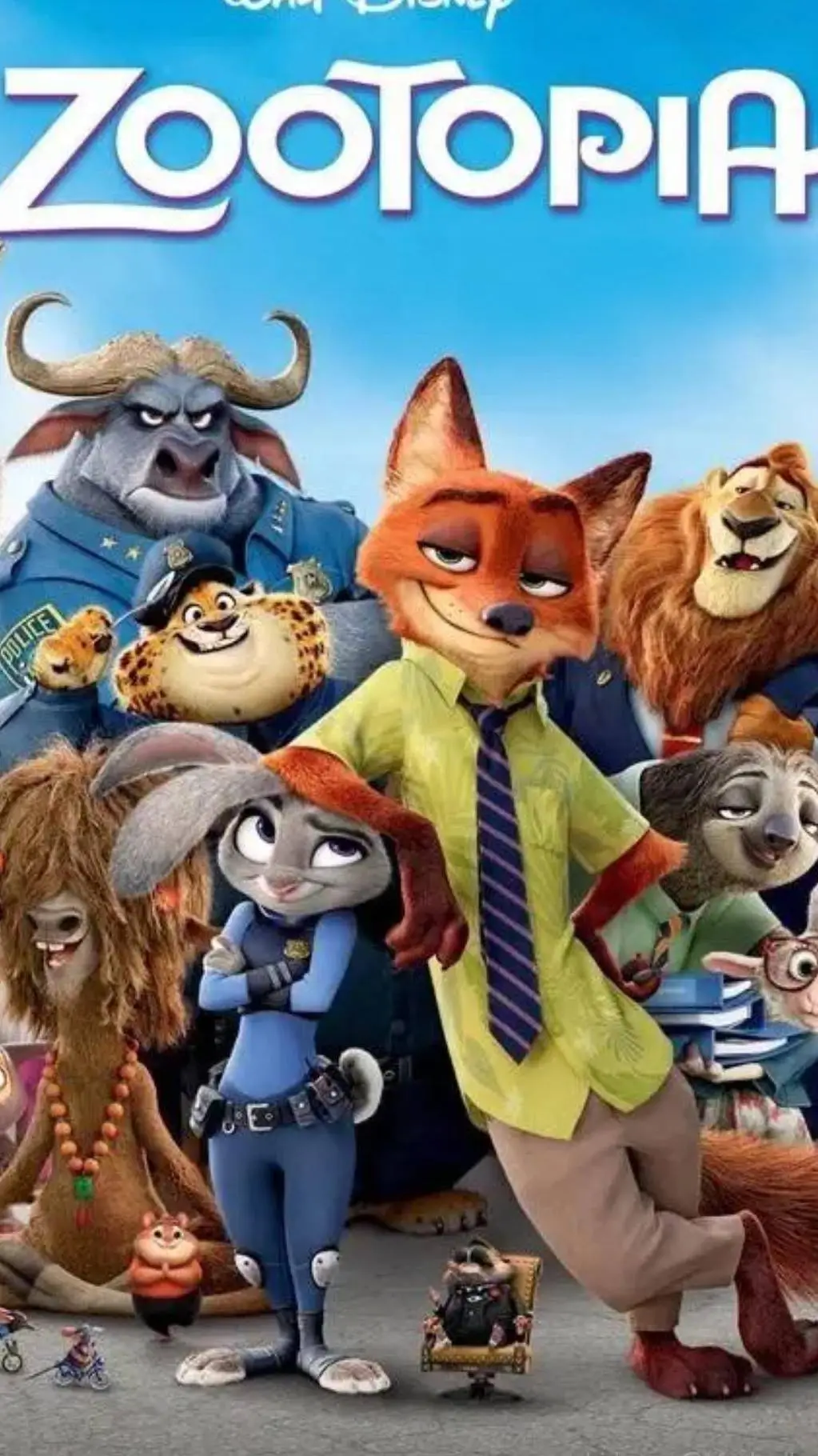 ai character: Zootopia  background