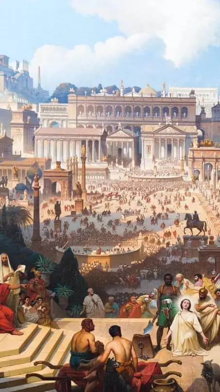 ai character: Rome background