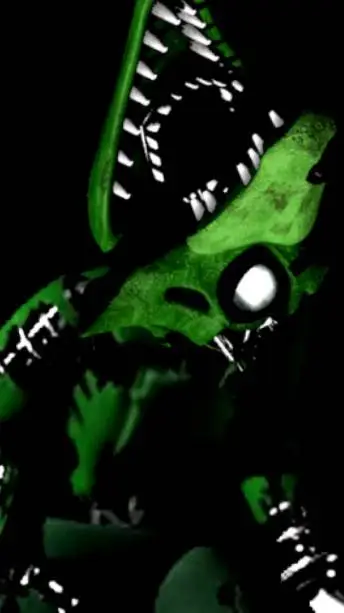 ai character: emrald foxy background