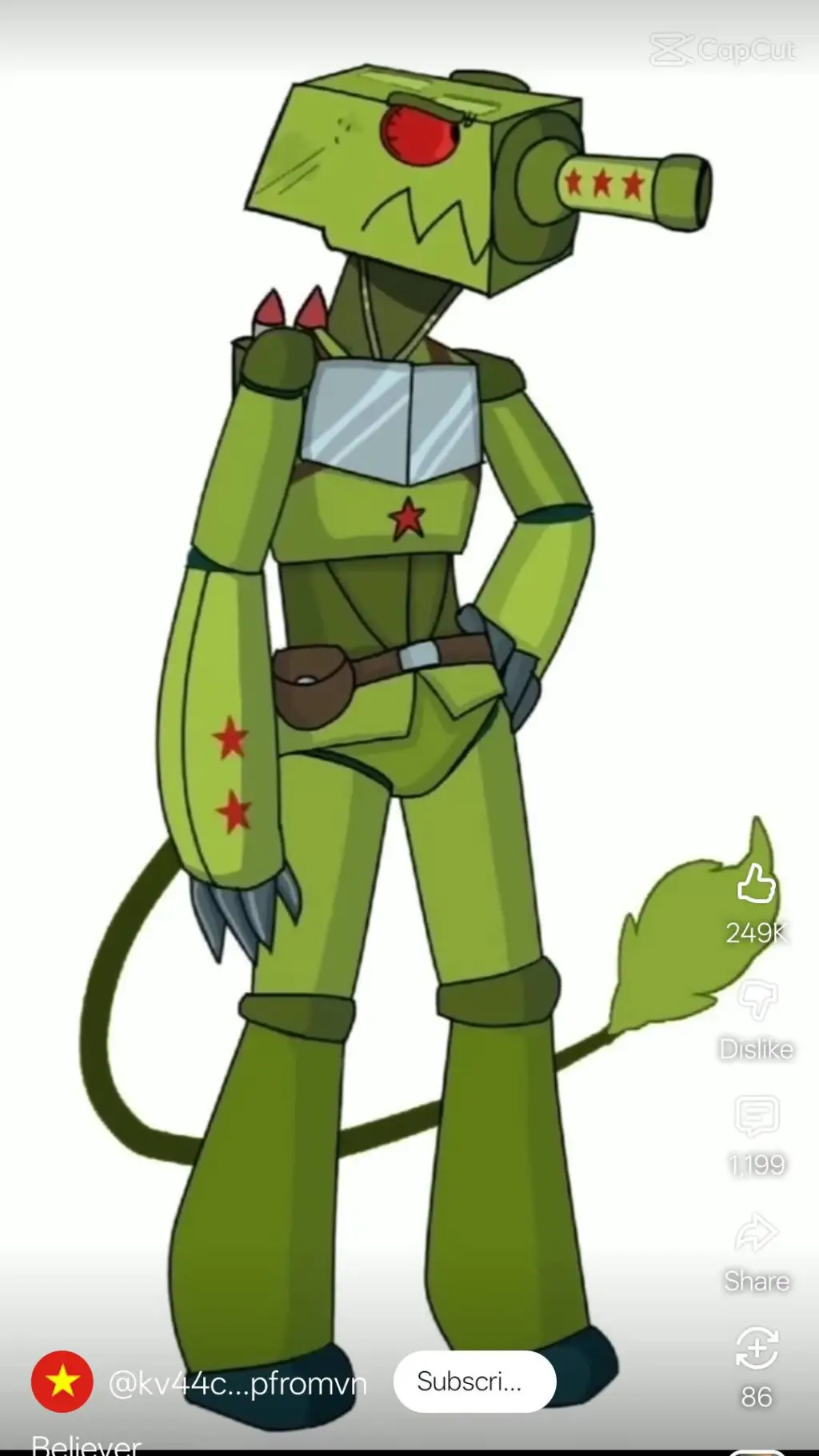 ai character: KV-44 robot background