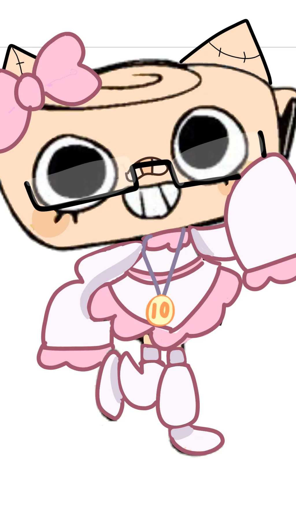 ai character: Cupcat!  background