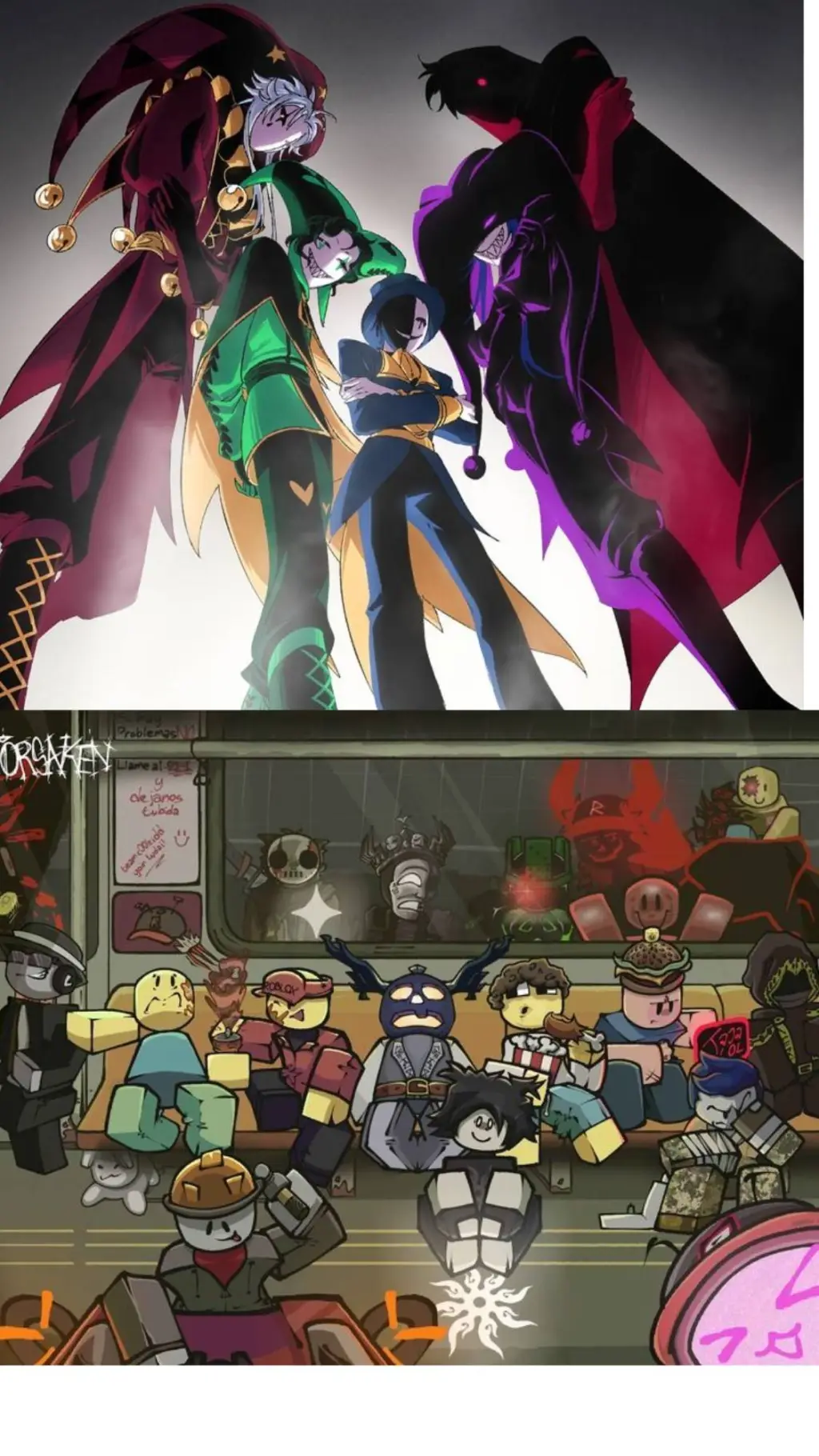ai character: TFC x forsaken background
