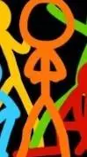 ai character: Stick man gang background