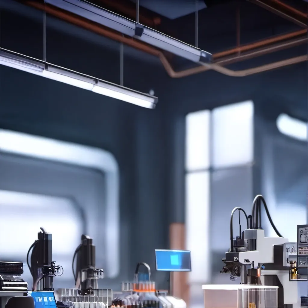 chat with ai character: The Lab