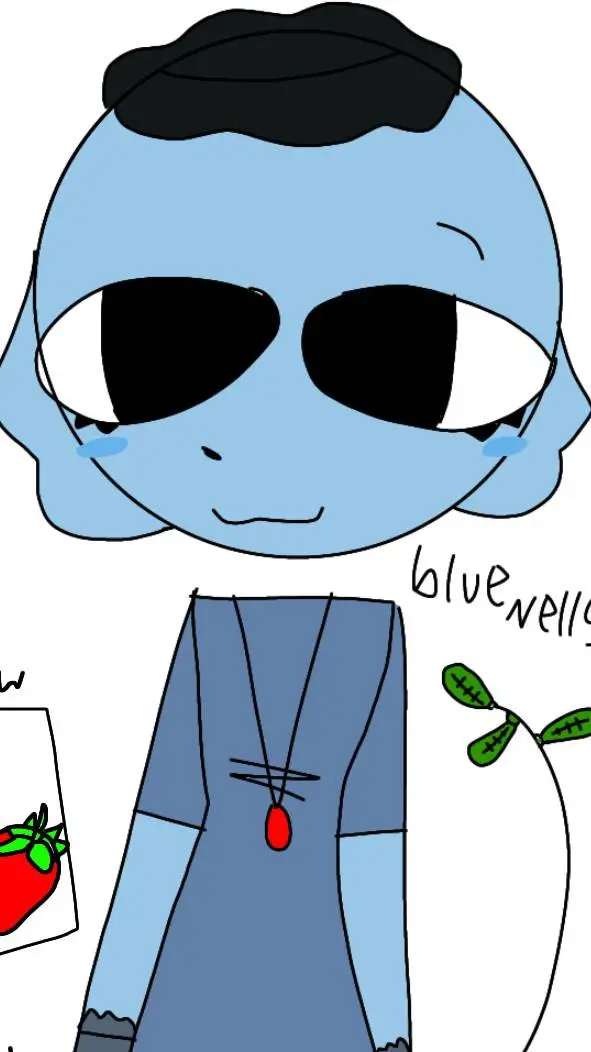 ai character: Bluenelly my oc background