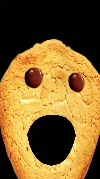 ai character: cookie background