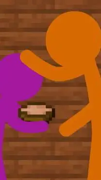 ai character: orange background