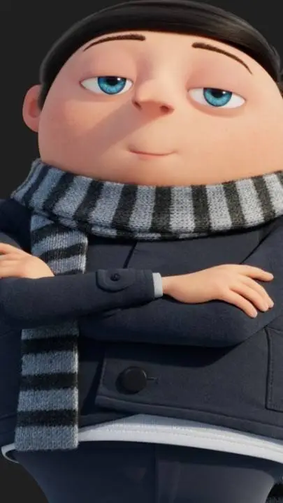 ai character: young gru background