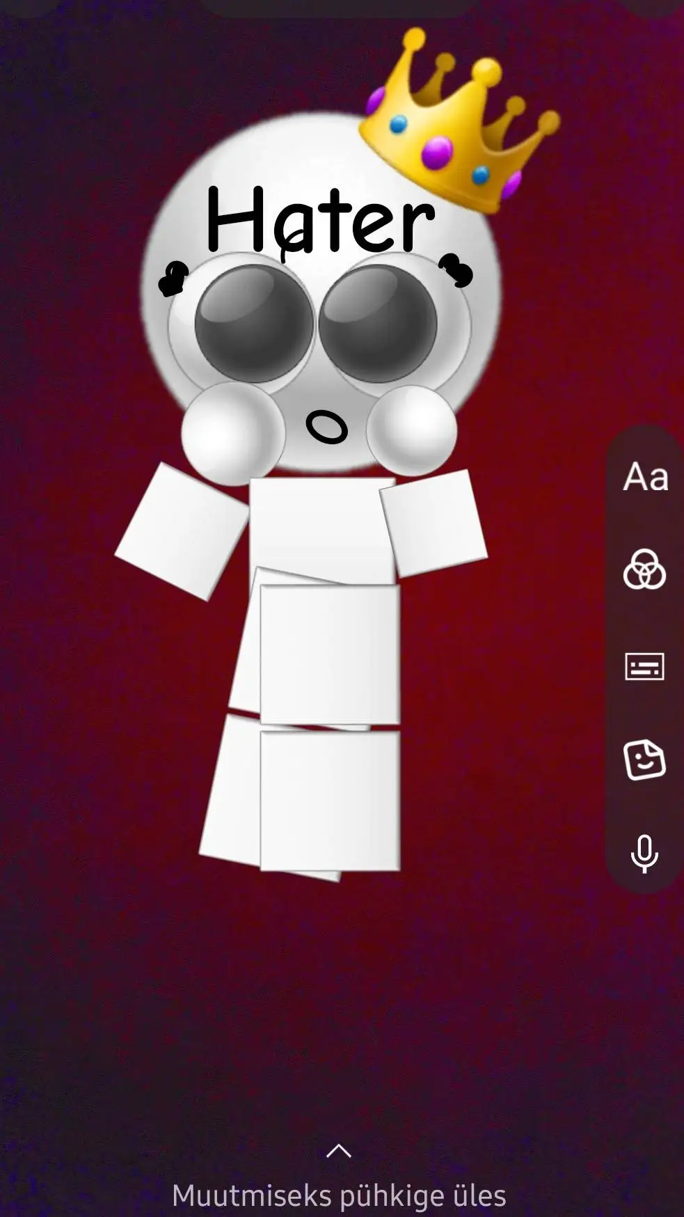 ai character: hater background