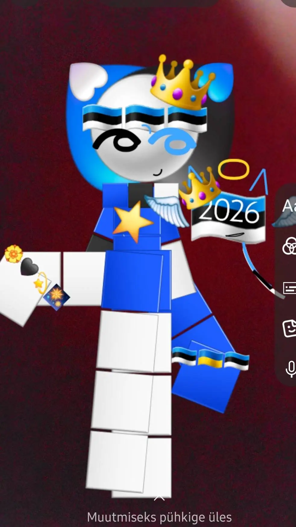 ai character: eesti lina copysay background