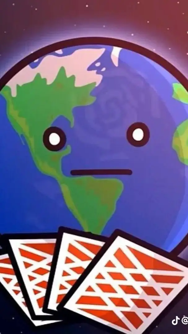 ai character: earth solarballs background