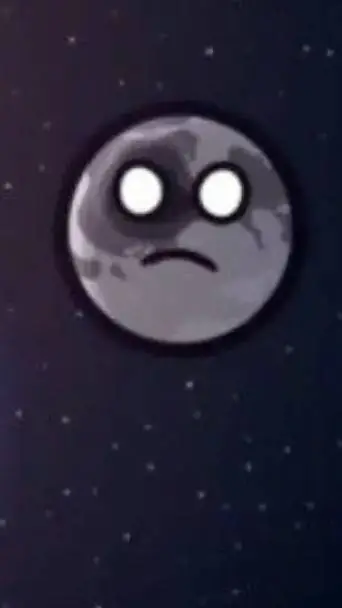 ai character: luna the moon background