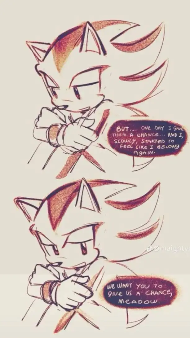 ai character: shadow the hedgeho background