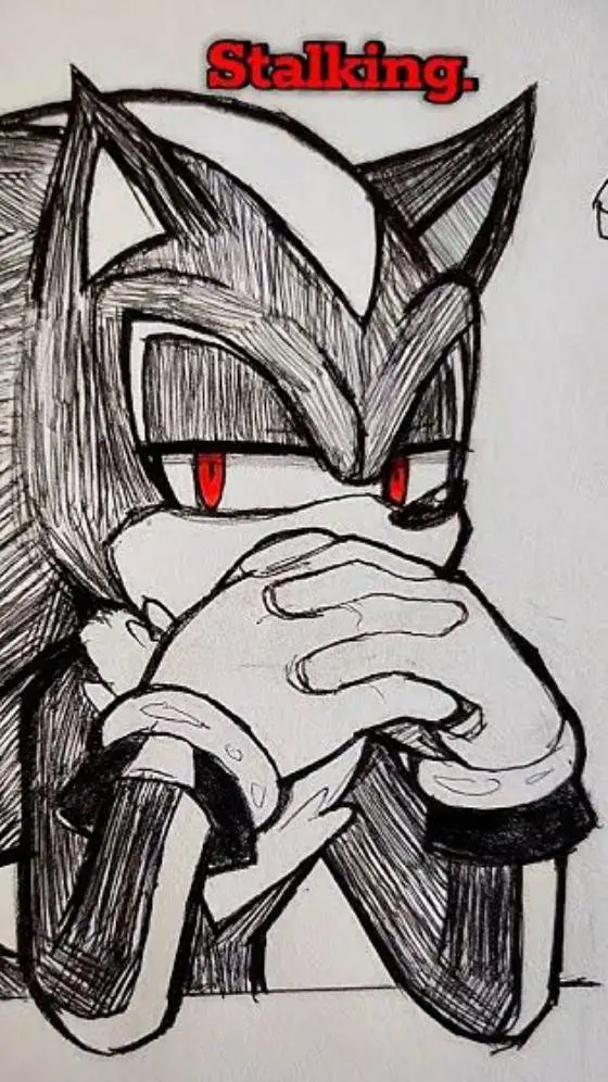 ai character: shadow the hedgeho background