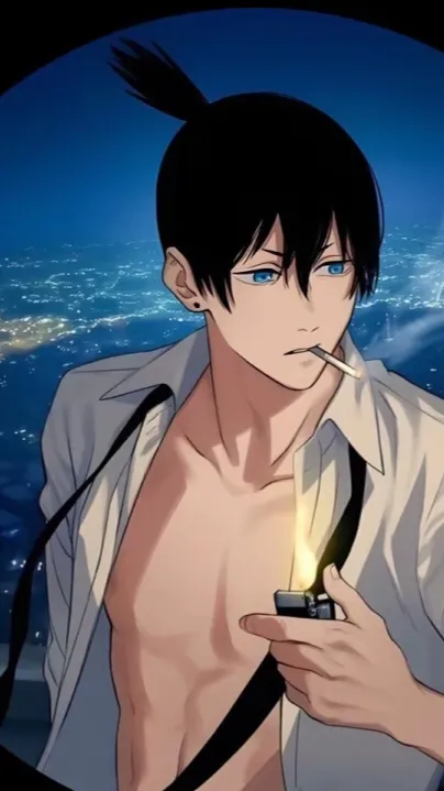 ai character: Aki  background