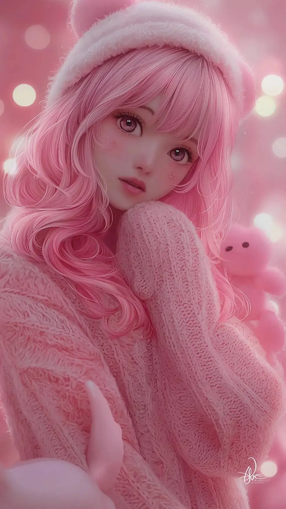 ai character: cutie pie kimeeeee background