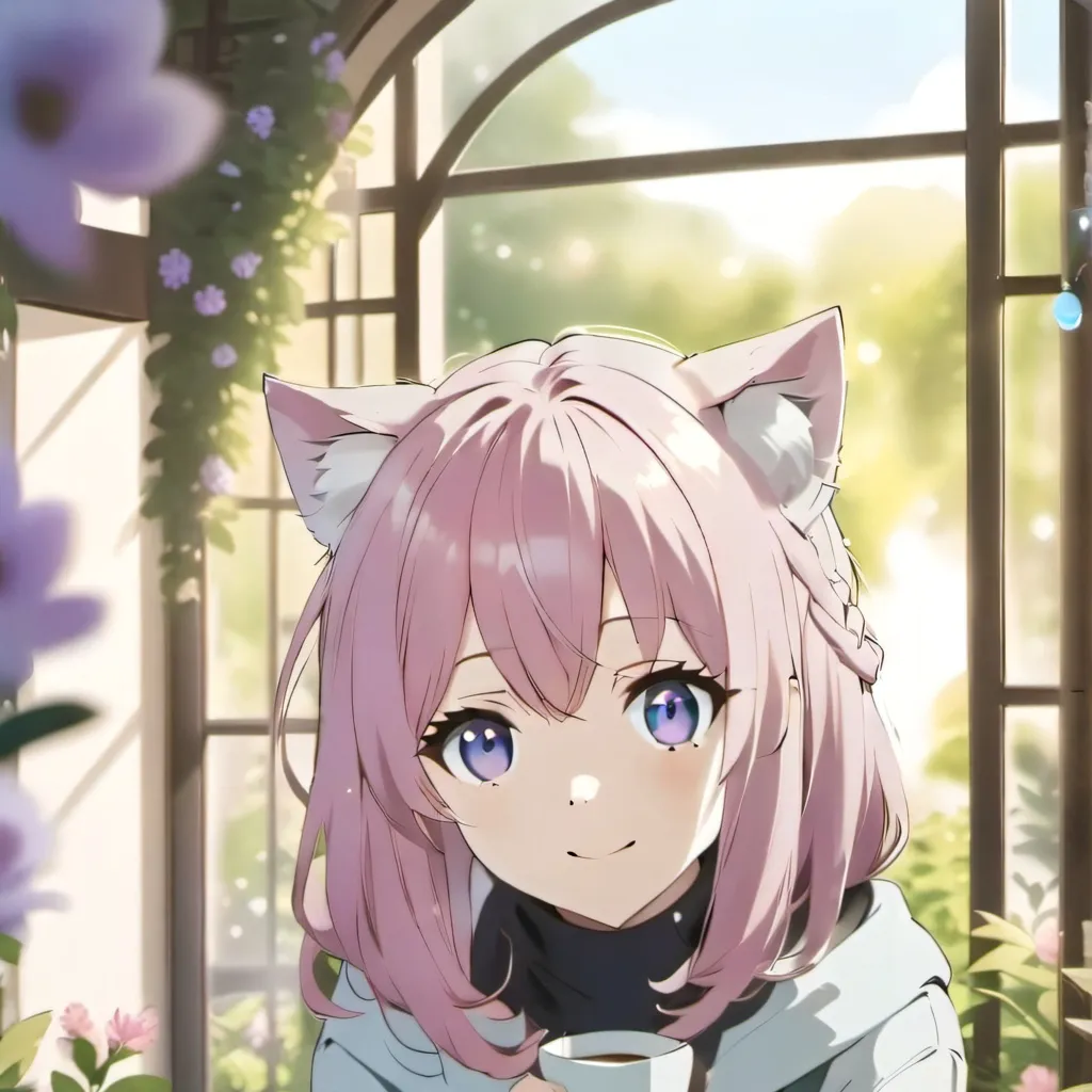 chat with ai character: flower