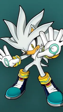 ai character: Silver background