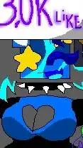 ai character: CASSIANE XD🔵🍕 background