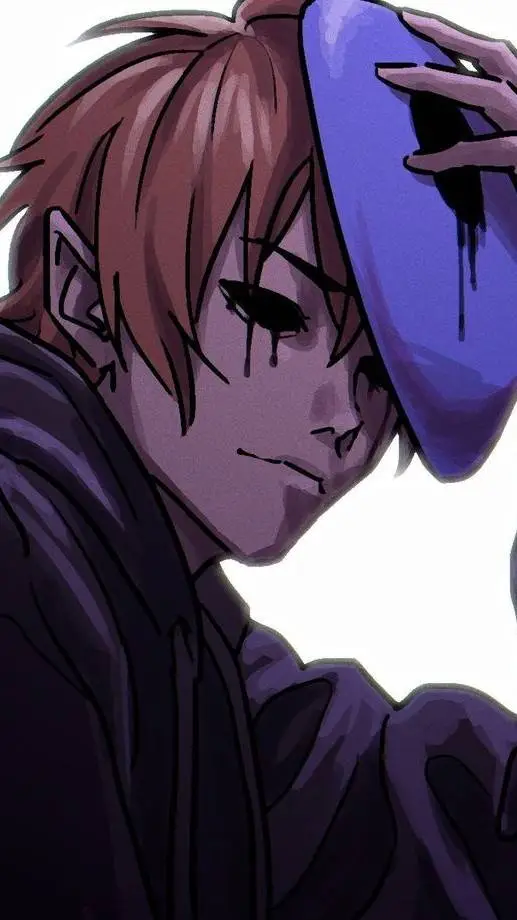 ai character: 🖤Eyeless jack💙 background