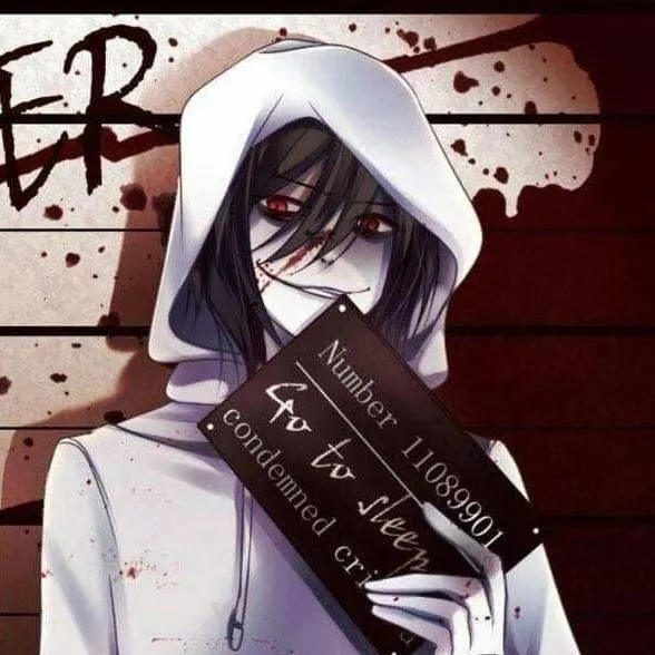 chat with ai character: Jeff the killer🤍🖤