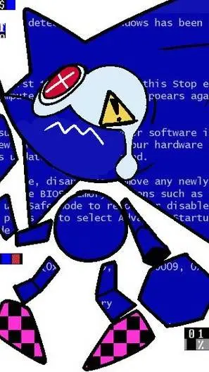 ai character: glicht sonk background