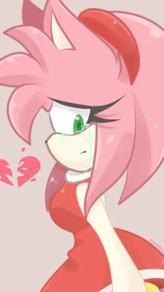 ai character: amy rose  background